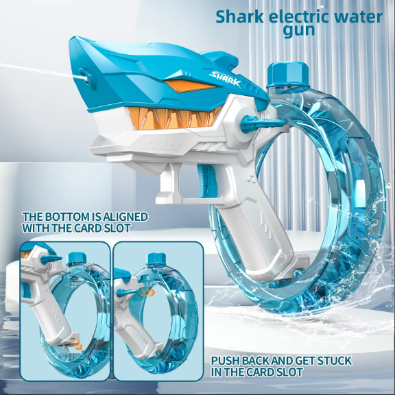 🎅🌲Diversión Acuática Lanza Agua Shark🦈💧